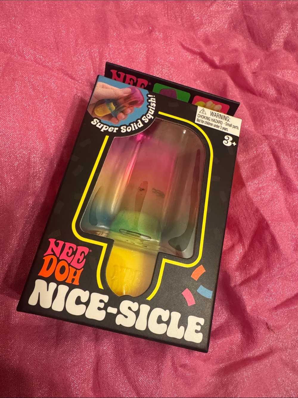 Needoh Popsicle Nice-Sicle Rainbow Popsicle Stress Toy